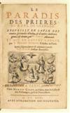 LUIS DE GRANADA. Le Paradis des Prières.  1631